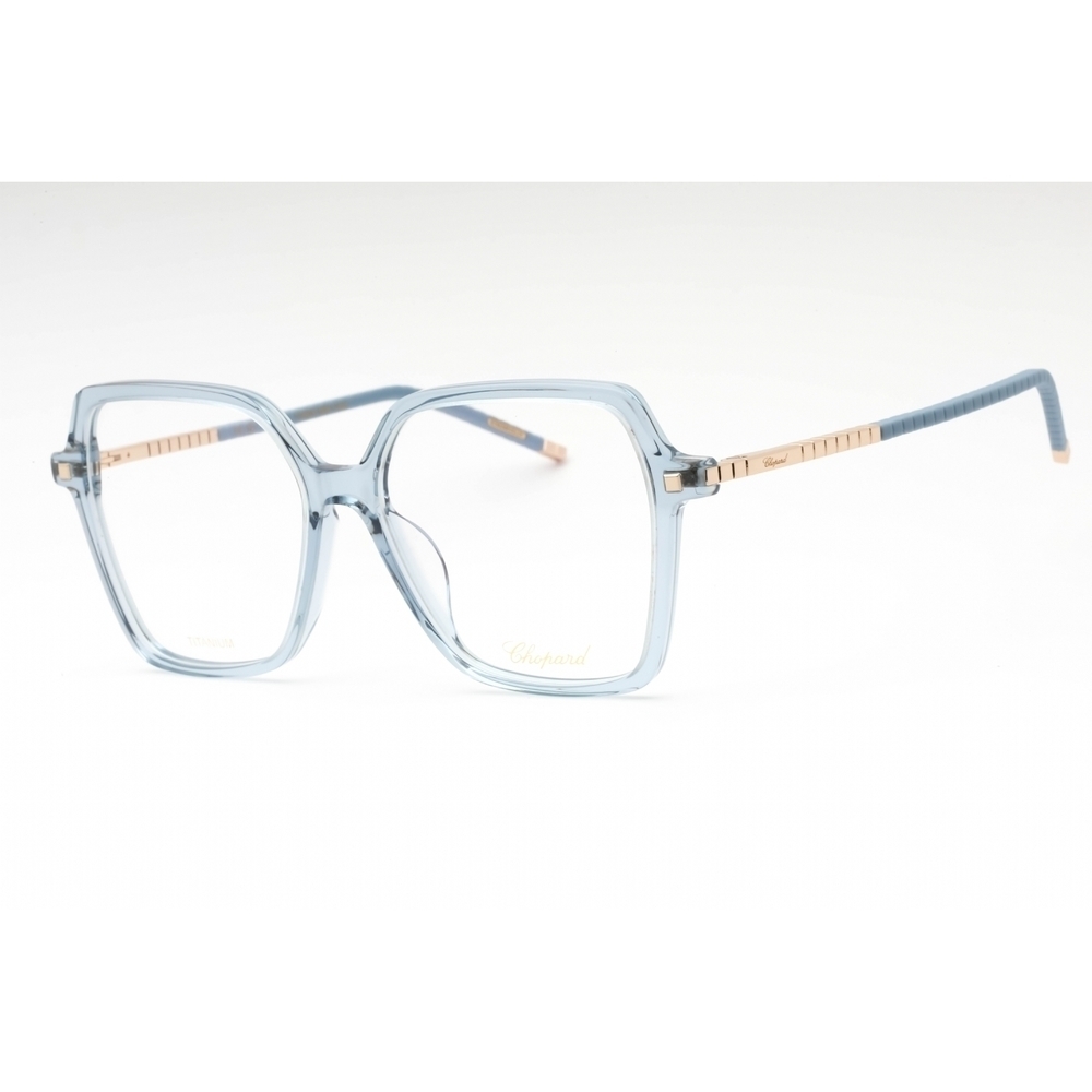 NWT CHOPARD VCH348M 06NA Transparent Blue Eyeglasses